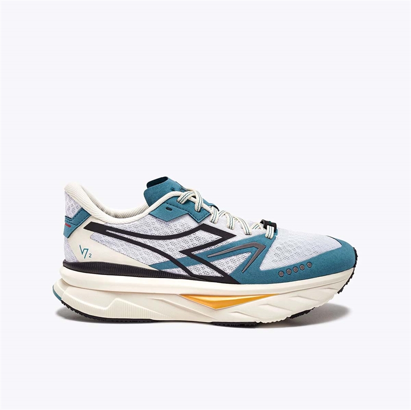 Diadora Atomo V7000 Løbesko Hvid Blå